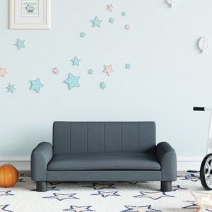vidaXL Canapea pentru copii, gri, 70x45x30 cm, material textil imagine