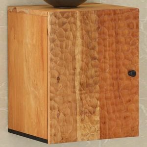 vidaXL Dulap de perete de baie, 38x33x48 cm, lemn masiv de acacia imagine