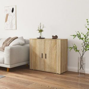 vidaXL Dulap, stejar sonoma, 80x33x70 cm, lemn compozit imagine
