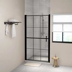 vidaXL Ușă de duș, 100 x 178 cm, sticlă securizată imagine