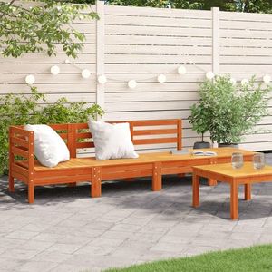 vidaXL Canapea de grădină cu 4 locuri, lemn masiv de pin imagine