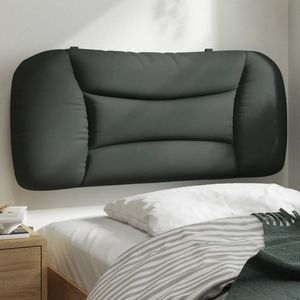 vidaXL Pernă pentru tăblie de pat, gri închis, 80 cm, material textil imagine