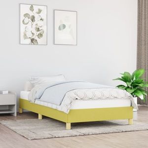 vidaXL Cadru de pat, verde, 80x200 cm, material textil imagine