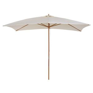 Umbrelă din Lemn pentru Extern Grădină Outsunny 2 x 2.95 x 2.55m Crem imagine