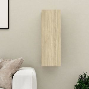 vidaXL Comodă TV, stejar Sonoma, 30, 5x30x90 cm, lemn prelucrat imagine