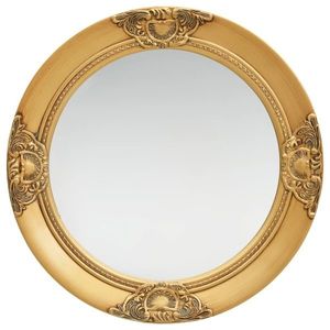 vidaXL Oglindă de perete în stil baroc, auriu, 50 cm imagine
