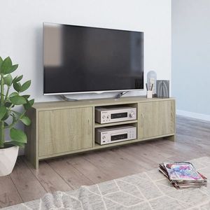 vidaXL Dulap TV, stejar sonoma, 120x30x37, 5 cm, lemn prelucrat imagine