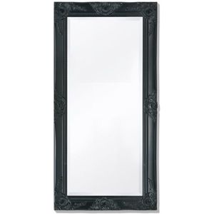 vidaXL Oglindă de perete în stil baroc, 100 x 50 cm, negru imagine