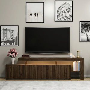 Comoda TV, Inarch, Beliz, 192x53x37 cm, Maro imagine