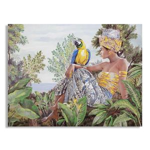 Tablou decorativ, Kenda Orizzontal, Mauro Ferretti, 120 x 90 cm, canvas imprimat si pictat/lemn de pin, multicolor imagine