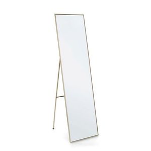Oglinda de podea Universe, Bizzotto, 40 x 150 cm, otel/MDF/sticla, auriu imagine