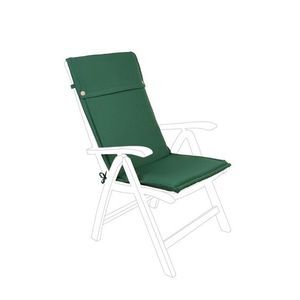 Perna pentru scaun de gradina cu spatar inalt Poly180, Bizzotto, 50 x 120 cm, poliester impermeabil, verde inchis imagine