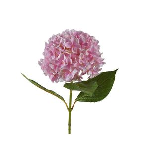 Floare artificiala Hydrangea, Decoris, 25 x 67 cm, poliester, roz imagine