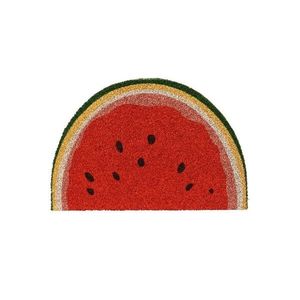 Covoras de intrare Melon, Decoris, 40 x 60 cm, fibra de cocos/PVC, rosu imagine