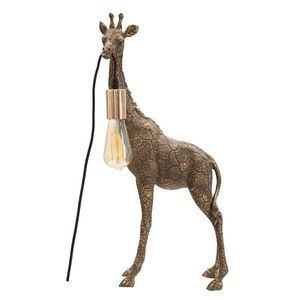 Lampa de masa Giraffe, Mauro Ferretti, 1 x E27, 40W, 28x16x60 cm, auriu imagine