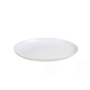 Platou oval pentru servire Basic, Ambition, 33x24x3.2 cm, opal, alb imagine