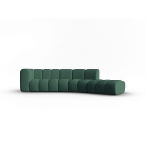 Canapea 5 locuri cotiera dreapta, Lupine, Micadoni Home, BL, 335x166x70 cm, poliester chenille, verde imagine