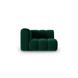 Modul canapea stanga 1 loc, Lupine, Micadoni Home, BL, 114x87x70 cm, catifea, verde bottle imagine