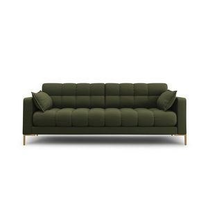 Canapea 3 locuri, Mamaia, Micadoni Home, GL, 177x92x75 cm, tesatura tip twill, verde imagine