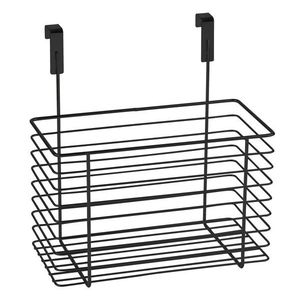 Suport depozitare pentru dulap, Wenko, Large Black, 24 x 24.5 x 15 cm, metal/plastic, negru imagine