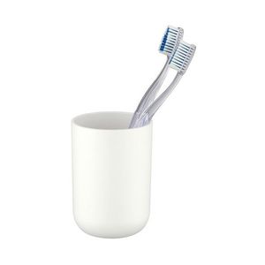 Suport pentru periute si pasta de dinti, Wenko, Brasil White, 7.3 x 10.3 cm, plastic, alb imagine