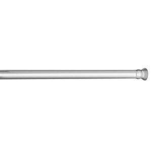 Bara extensibila pentru perdeaua de dus, Wenko, Chrome, 110 - 185 cm, 2 cm Ø, aluminiu, gri imagine