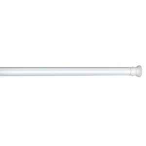 Bara extensibila pentru perdeaua de dus, Wenko, Extra Strong, 110-185 cm, Ø 2.8 cm, aluminiu, alb imagine