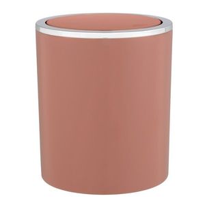 Cos de gunoi cu capac batant, Wenko, Inca, 2 L, 14 x 16.8 x 14 cm, plastic, roz imagine