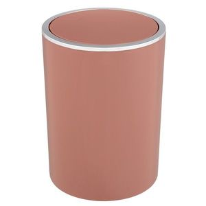 Cos de gunoi cu capac batant, Wenko, Inca, 5 L, 18.5 x 25.5 x 18.5 cm, plastic, roz imagine