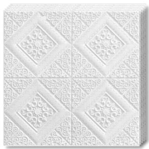 Set 10x Tapet 3D Teno®, suprafata acoperire 4.9 mp, autoadeziv, perete/tavan, model floare, waterproof, usor de montat, design modern, 70x70 cm, alb imagine