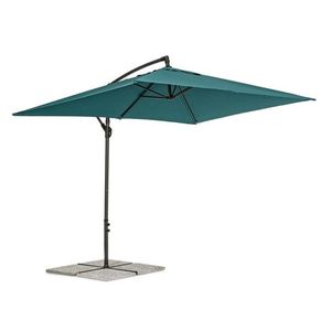 Umbrela pentru gradina/terasa Texas, Bizzotto, 300 x 200 x 260 cm, stalp 48 mm, stalp rotativ 360°, otel/poliester, albastru imagine