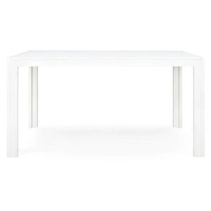 Masa pentru gradina/terasa Haven, 140x80x75 cm, aluminiu, alb imagine