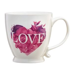 Cana model inima roz Love Letters, Ambition, 480 ml, portelan, multicolor imagine