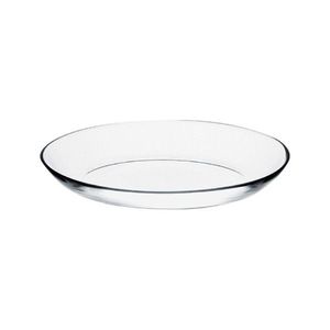 Platou oval Invitation, Pasabahce, 32.8x25x4.3 cm, sticla, transparent imagine