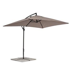 Umbrela pentru gradina/terasa Texas, Bizzotto, 300 x 200 x 260 cm, stalp 48 mm, stalp rotativ 360°, otel/poliester, grej imagine