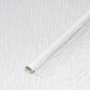 Autocolant geam d-c-fix Japondi, static/fara adeziv, efect geam sablat, model bambus, semitransparent/alb, 67.5cmx1.5m imagine
