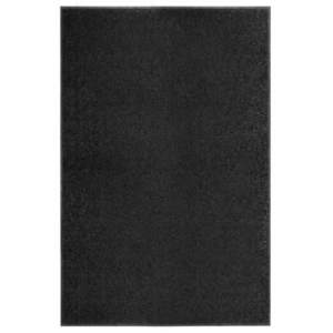vidaXL Covoraș de ușă lavabil, negru, 120 x 180 cm imagine