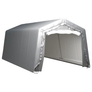 vidaXL Cort de depozitare, gri, 300x600 cm, oțel imagine