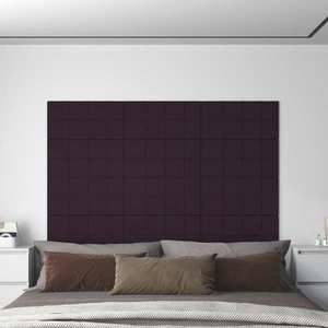 vidaXL Panouri de perete 12 buc. violet 60x30 cm textil 2, 16 m² imagine