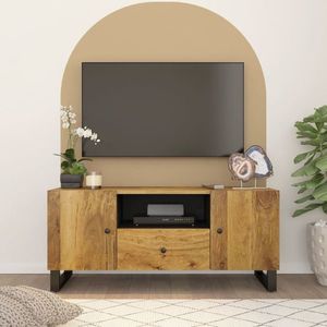 vidaXL Dulap TV 105x33, 5x46 cm, lemn masiv de mango și lemn prelucrat imagine