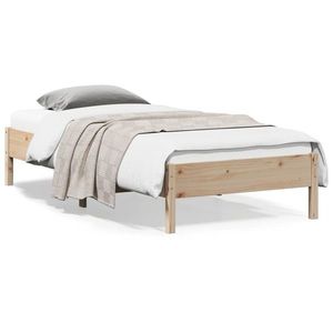 vidaXL Cadru de pat, 90x200 cm, lemn masiv de pin imagine