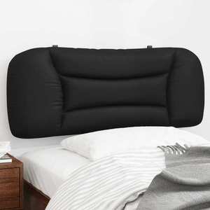 vidaXL Pernă pentru tăblie pat, negru, 100 cm, piele artificială imagine