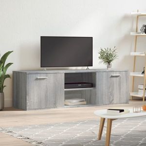 vidaXL Comodă TV, gri sonoma, 120x34x37 cm, lemn prelucrat imagine