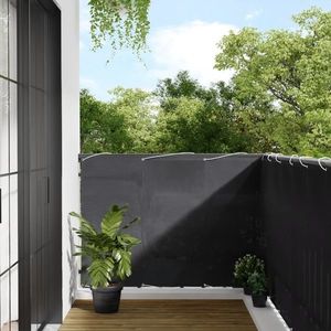 vidaXL Paravan de balcon, antracit, 120x1000 cm, 100% poliester oxford imagine
