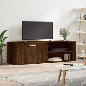 vidaXL Comodă TV, stejar maro, 120x34x37 cm, lemn prelucrat imagine