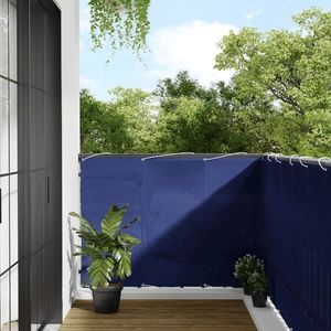 vidaXL Paravan de balcon, albastru, 120x1000 cm, 100% poliester oxford imagine