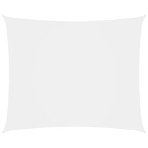vidaXL Parasolar din țesătură oxford, dreptunghiular, 4 x 6 m, alb imagine