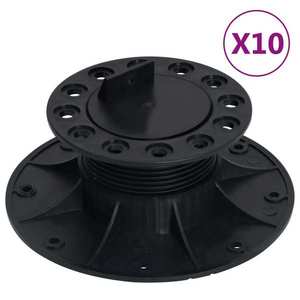 vidaXL Picioare pentru podea reglabile, 10 buc., 60-88 mm imagine