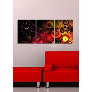 Tablou decorativ cu ceas Clock Art, 228CLA3607, Multicolor imagine