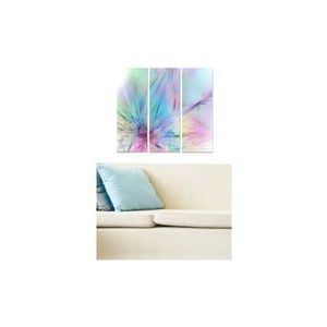 Tablou decorativ, Bianca, 553BNC1127, 3 piese, MDF, 70 x 50 cm, Multicolor imagine